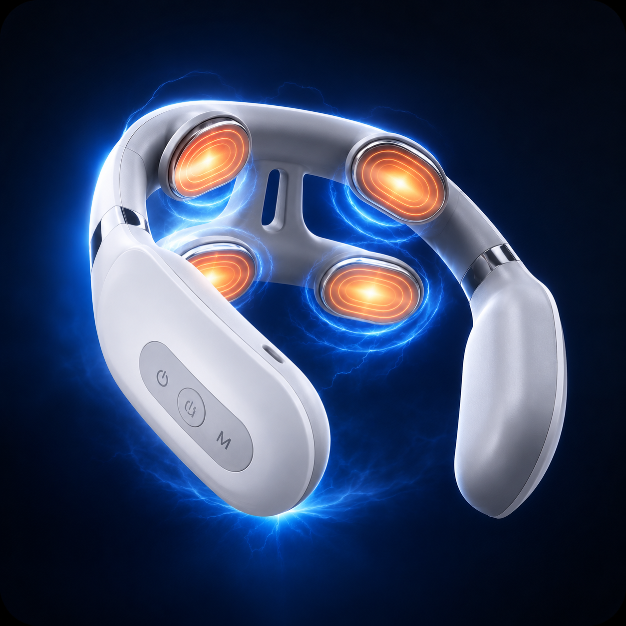 CerviFlow™ | Masseur Cervical EMS & Chaleur Infrarouge