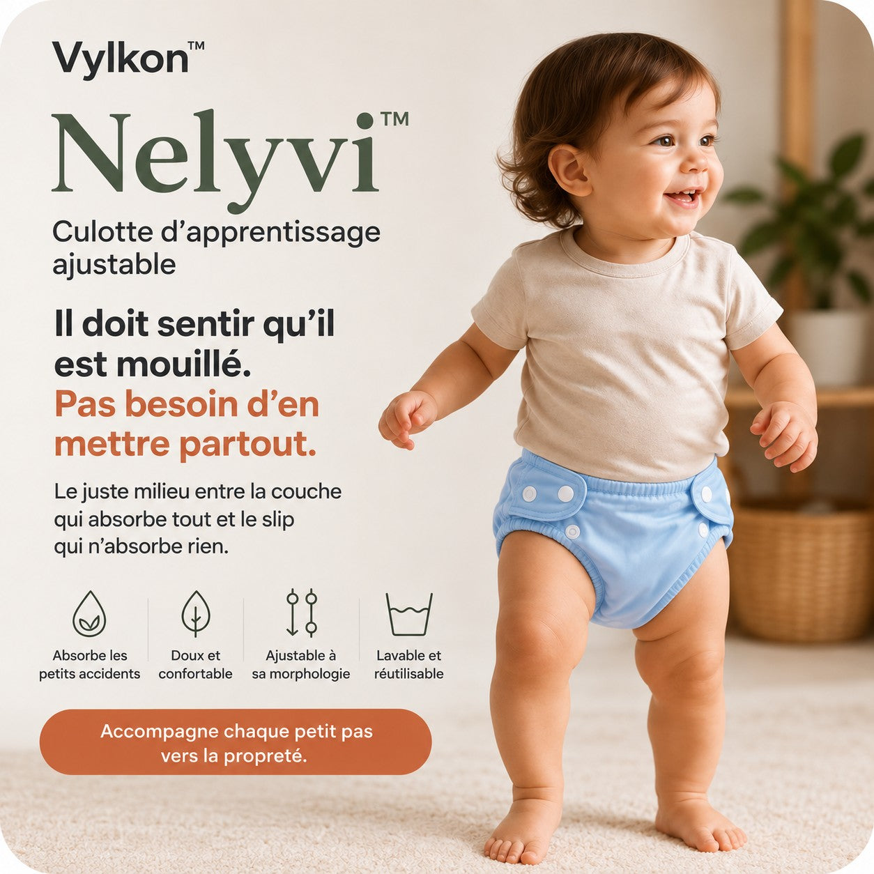 Nelyvi™ - L'étape qui manquait entre la couche et le slip.