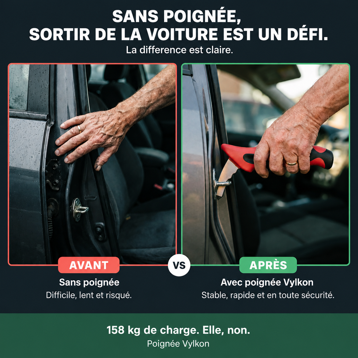 Poignée d'Assistance Vylkon 3-en-1
