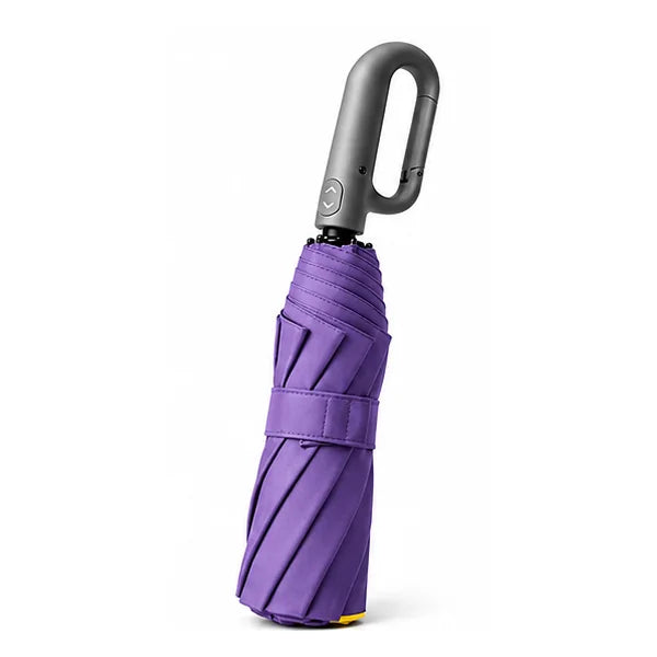 Vylkon parapluie compact à mousqueton - Fialová
