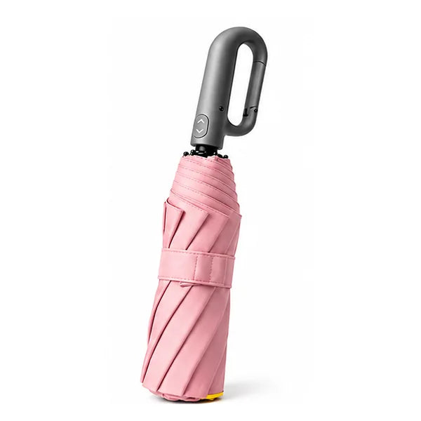 Vylkon parapluie compact à mousqueton - Růžová