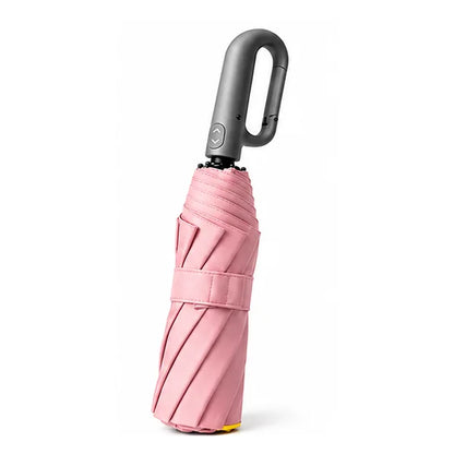 Vylkon parapluie compact à mousqueton - Růžová