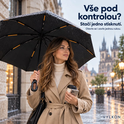 Vylkon - Automatický deštník s karabinou